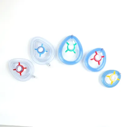 non-toxic anesthesia mask with anesthesia breathing circuits