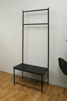 storage coat rack metal rack