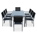 Алюминиевый комплект уличной мебели на 8 человек