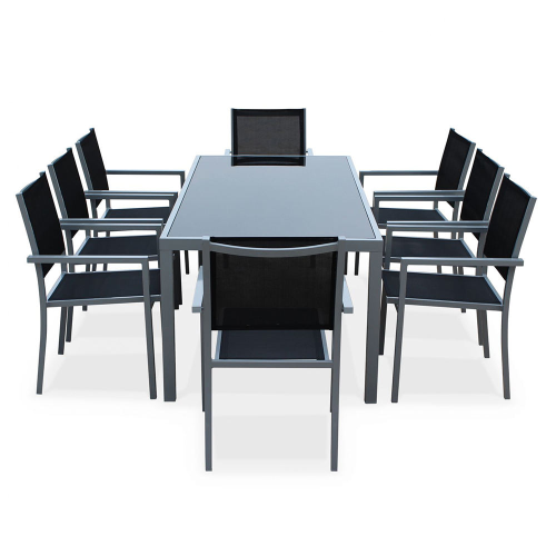 Алюминиевый комплект уличной мебели на 8 человек