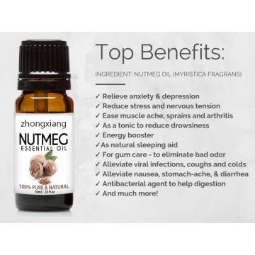 Pure Mace Nutmeg Oil for Food Flavor Additive