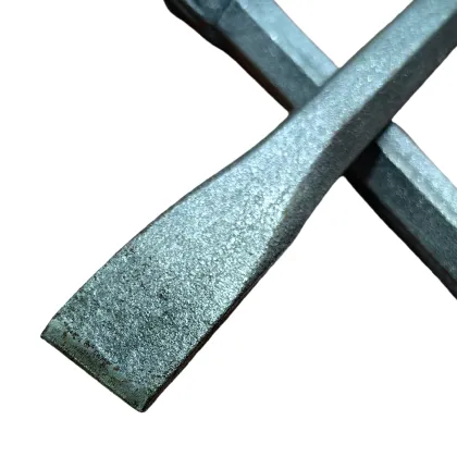 Hexagonal Bar Chisel: Masonry Tool with Flat Tip and Multi-Specification Stone Chisel Options