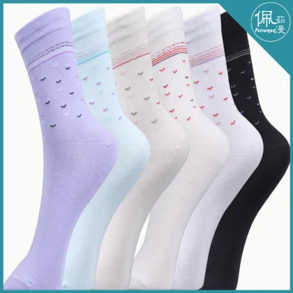 Female cotton socks, cotton series tube socks in South Korea cute cotton socks