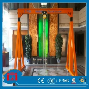 Mini manual gantry cranes