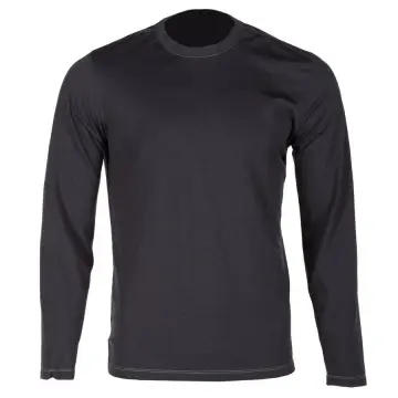 Washable Australian Merino Wool Men's Long Sleeve Base Layer Top