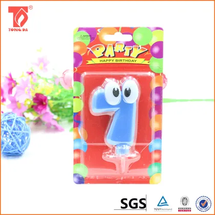 Numero de vela de la torta de cumpleanos