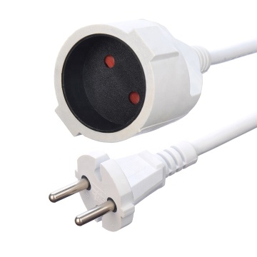 Factory Direct VDE 10A Plug Power Cords & Extension Cords - White 2 Pin Home Appliances Power Supply