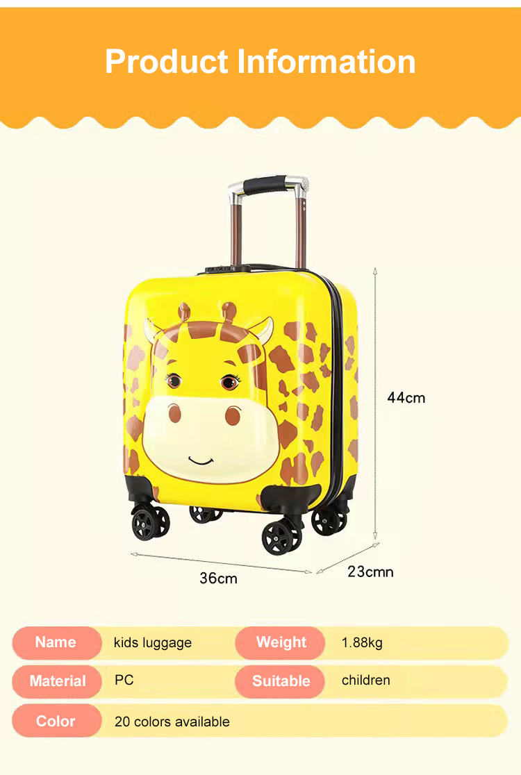 3d Effect Kids Suitcases