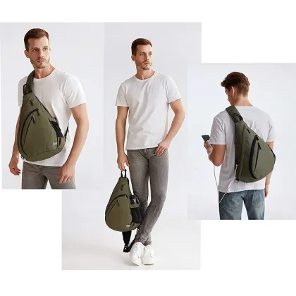 Custom Factory Hot Casual Men's Chest Bag - Simple Shoulder Crossbody Bag