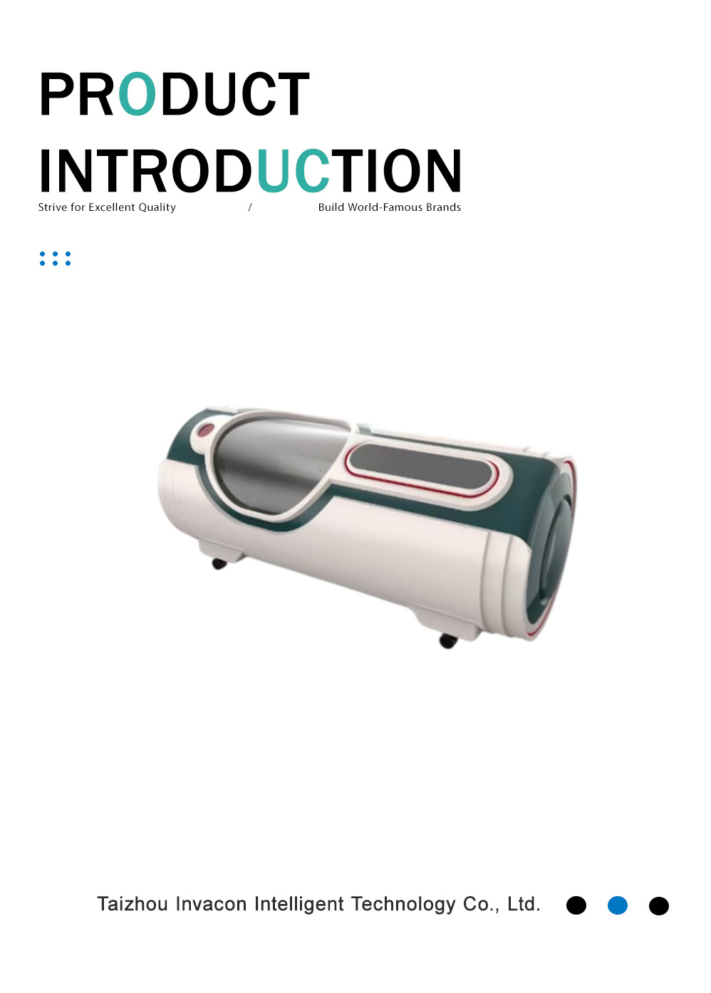 Single-Person Horizontal Mild Hyperbaric Oxygen Chamber, Model YWK-01-X