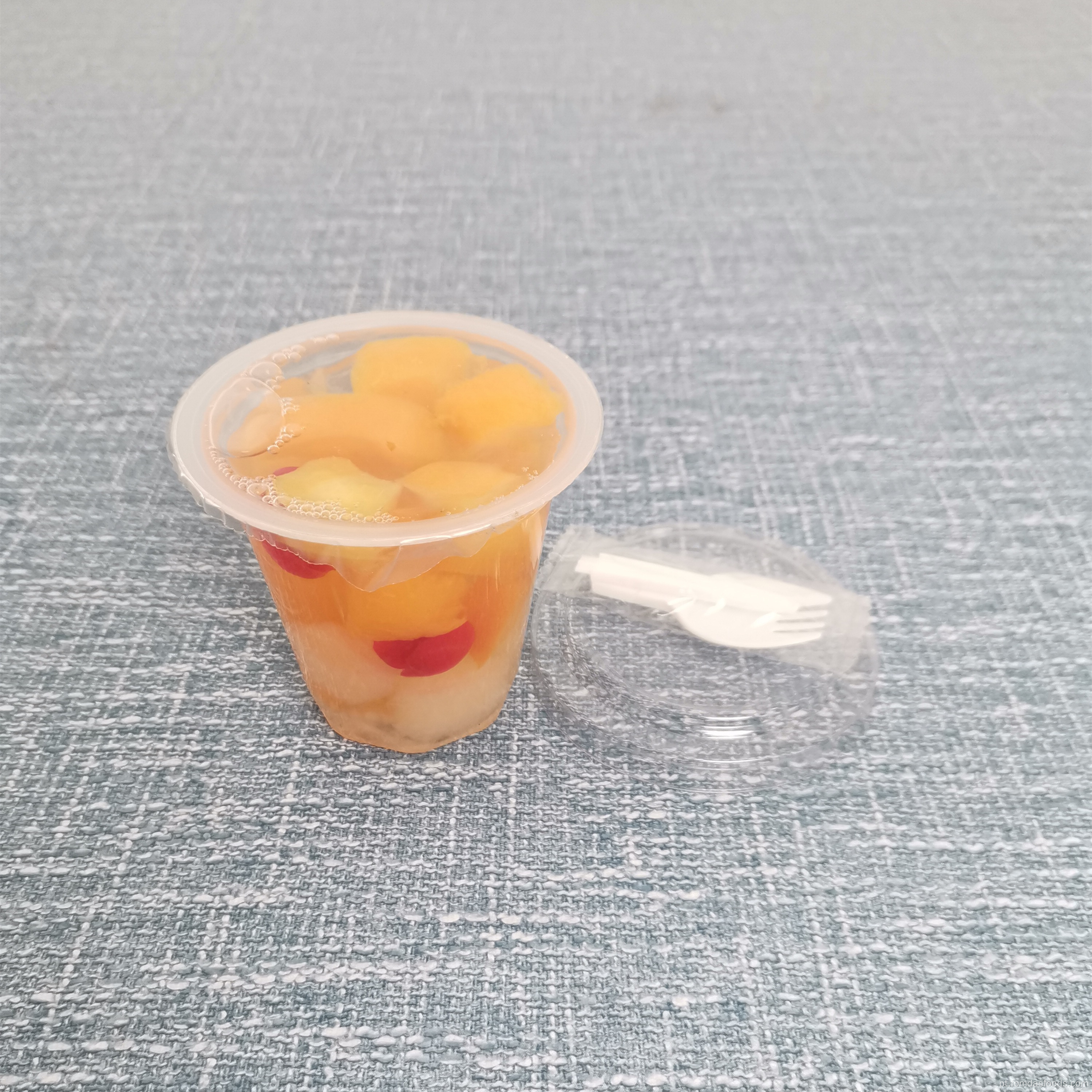 227g cocktail de frutas misturadas de cereja em xarope claro