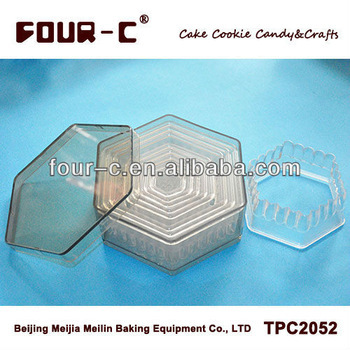 Hexagon cookie and pastry cutter set PC cutter set Cookie decor