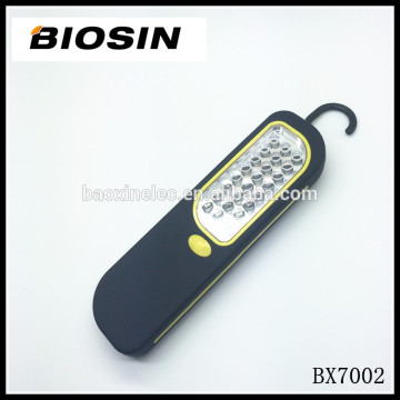 New product 24led plastic work light with hook and magnet