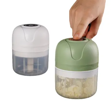 Mini Electric Garlic Press for USB Charging - Ginger Masher & Vegetable Meat Crusher