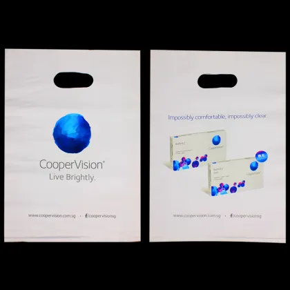 Bright Blue Promotional Middle Clothing Bag