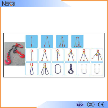 Oem Polyester Sling With Hooks 2 Limbs Lifting Chain Slings