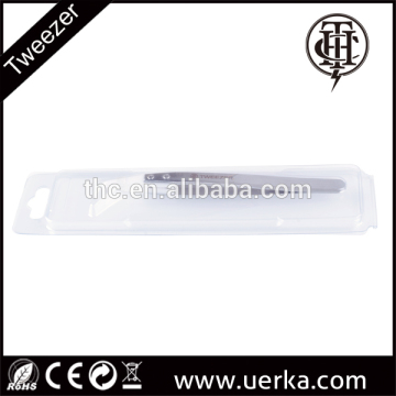 E cigarette white & black head ceramic tweezer by thunderhead creations