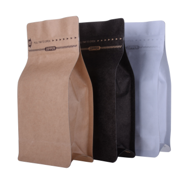 Stock Flat Bottom Bags With Clear Window