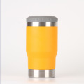 Car mounted portable insulated cup with bottle opener