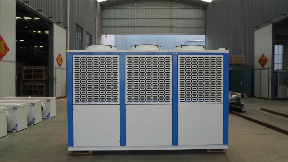 88kw Air Cooled Condenser Heat Exchanger Tiga Peminat