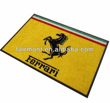 2013 New Logo Mat, Nylon Rubber Door Mat, Plush Carpet Logo Mat, Welcome Mats