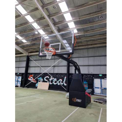 FIBA manual hydraulic Basketball hoop Stand