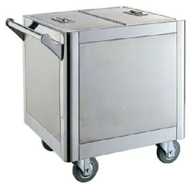 Flour cart, s/s