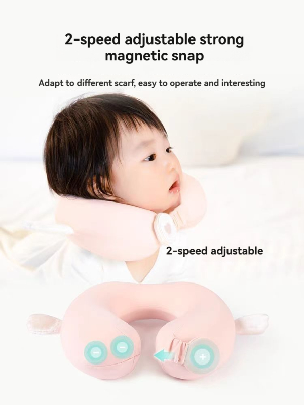 Adjustable Magnetic Cooling U-Shaped Pillow for Kids