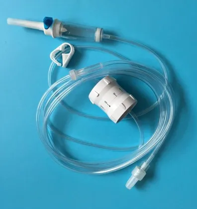 Winged Flow Regulator Disposable IV Medical Infusion Set