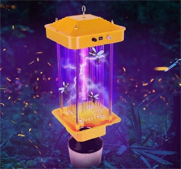 solar mosquito light orange