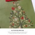 Крафт блеск рождественская елка бумага подарочные пакеты