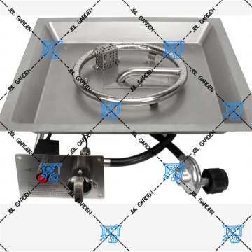 Square Stainless Steel Flat Pan Burner