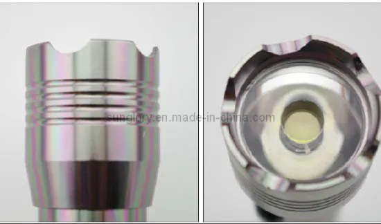 Original Trustfire Factory with Rechargeable Solar Flashlight, Hunting LED Flashlights