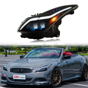 مصابيح أمامية LED لـ Infiniti G37 2014-2015 Q60 Coupe Convertible
