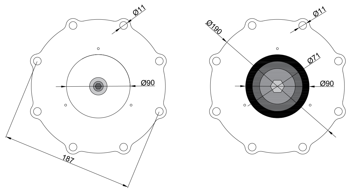 C113928 3'' SCEX353.060 Diaphragm Valve Repair Kit