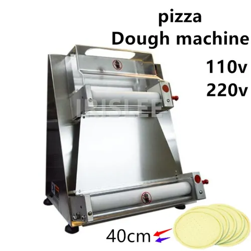 370w Electric Pizza Dough Roller Machine Stainless Steel Max 12 Inch