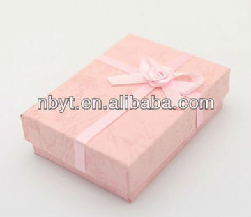 jewelry gift box with ribbon
