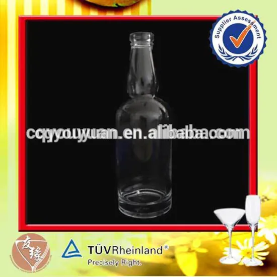 Spirit Alcohol Bottle Manufacturer 700ML Custom Glass Spirit Bottle