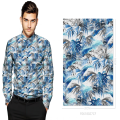 100% Baumwolle Satin gedruckt Digital Custom Shirting Stoff