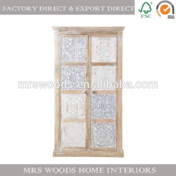 french antique vintage wooden bedroom wall wardrobe design