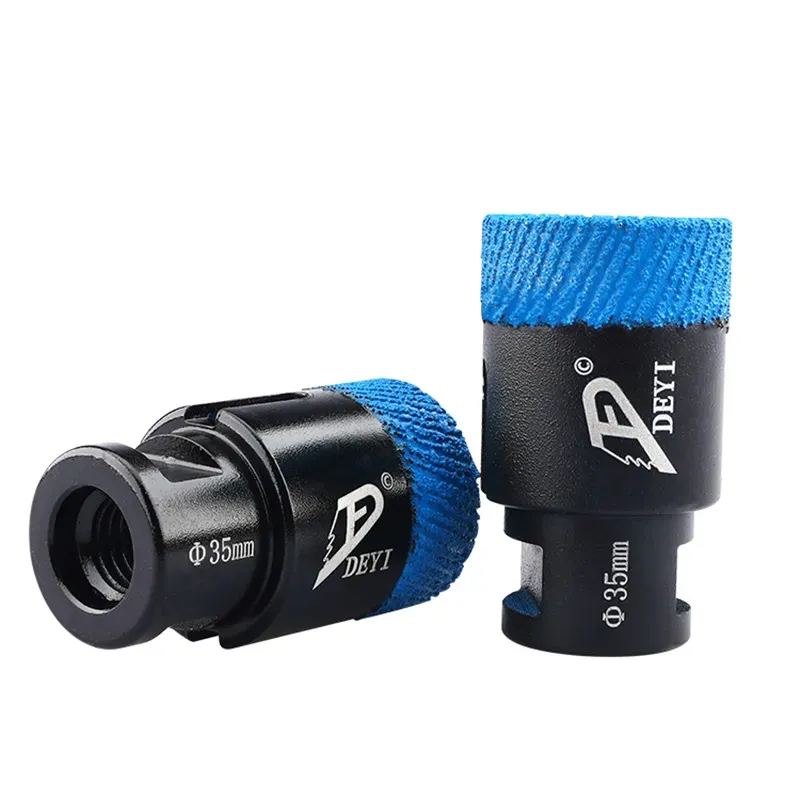 M14 Vacuum Brazed Diamond Tile Core Drill Bit for Porcelain