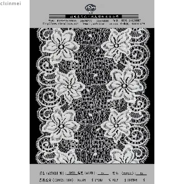 nylon spandex lace for wedding gown swimwear and lingerie