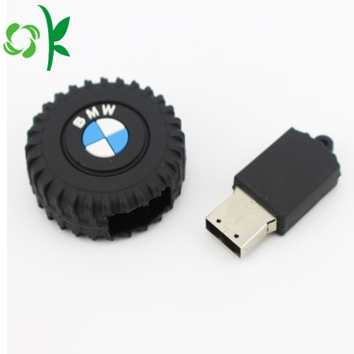 Kundenspezifische weiche 3D Silikon USB Flash Drive Cover