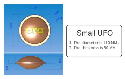 Commercial Electric Gelato Panini Sandwich Maker UFO Burger Machine