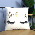 China Customizable Decorative PU Leather Cover Cushion Cover Supplier