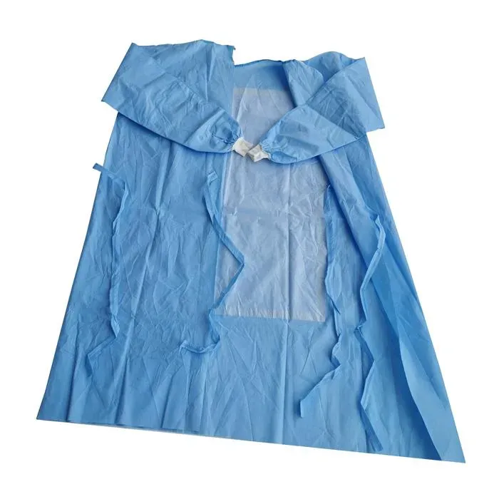 CE En 13795 Sterilization Ultrasonic Heat Sealing Disposable Surgical Gowns