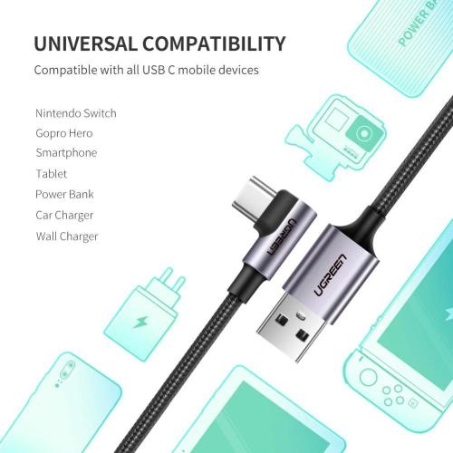 90° Degree Angle Fast Cable For Huawei Samsung