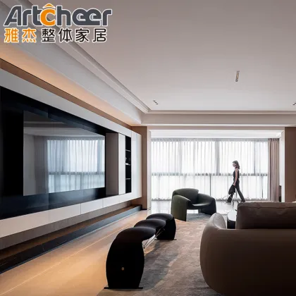 Modern Design Whole Wall TV Cabinet for Living Room