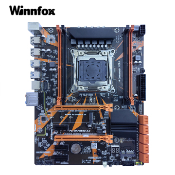 High-Performance Gaming Motherboard with X99 Chipset: Features USB 2.0, PCI-E 16x, M.2 Port, and DDR4 Memory Slots