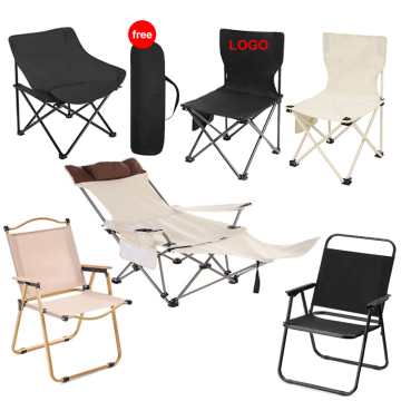 Customizable Metal Support Foldable Camping Chairs Wholesale: Portable and Lightweight Outdoor Furniture